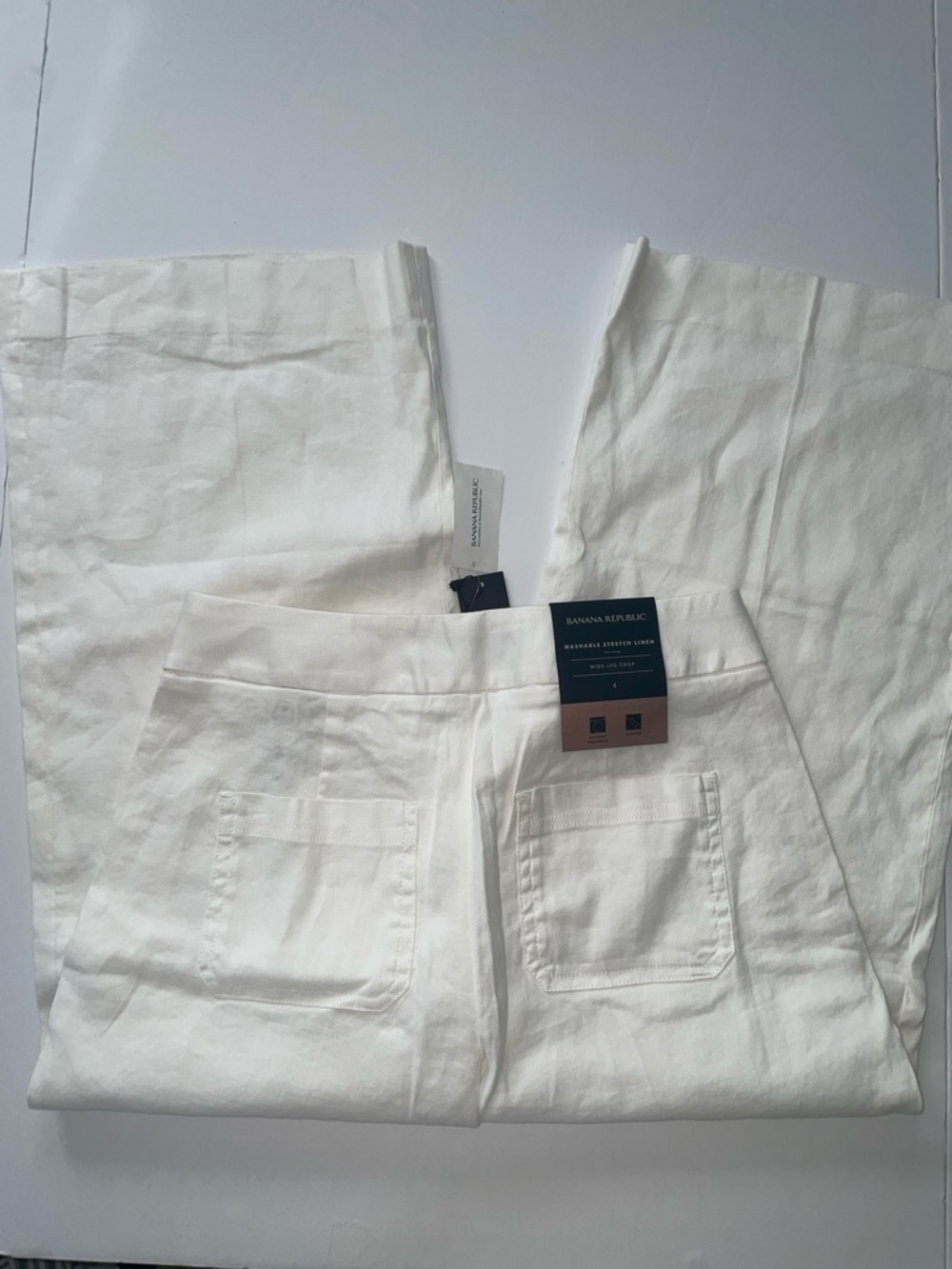 NWT Banana Republic Linen Blend Pants | 4 - Picture 2 of 12
